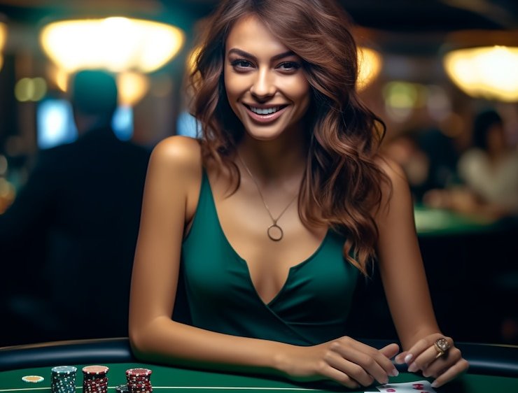 Live dealer at blackjack table during a game demo session on padangtoto togel